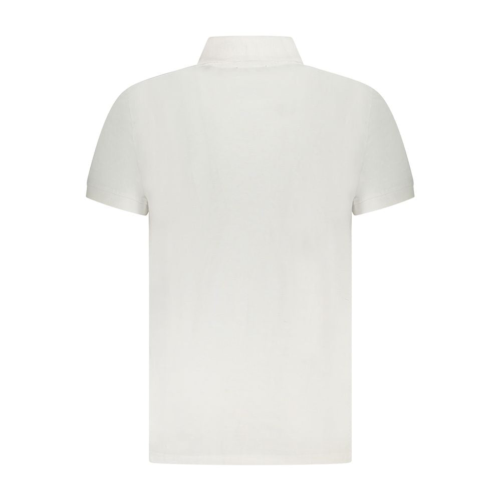 Cavalli Class Poloshirt aus weißer Baumwolle für Herren