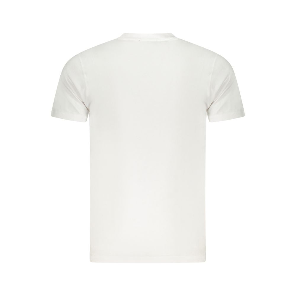 Cavalli Class Weißes Herren-T-Shirt aus Baumwolle