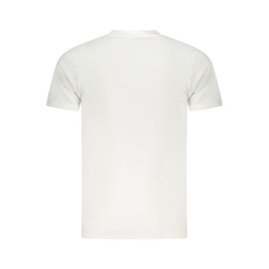 Cavalli Class Weißes Herren-T-Shirt aus Baumwolle