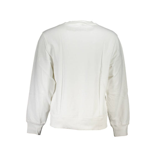 Calvin Klein Weißer Baumwollpullover für Herren