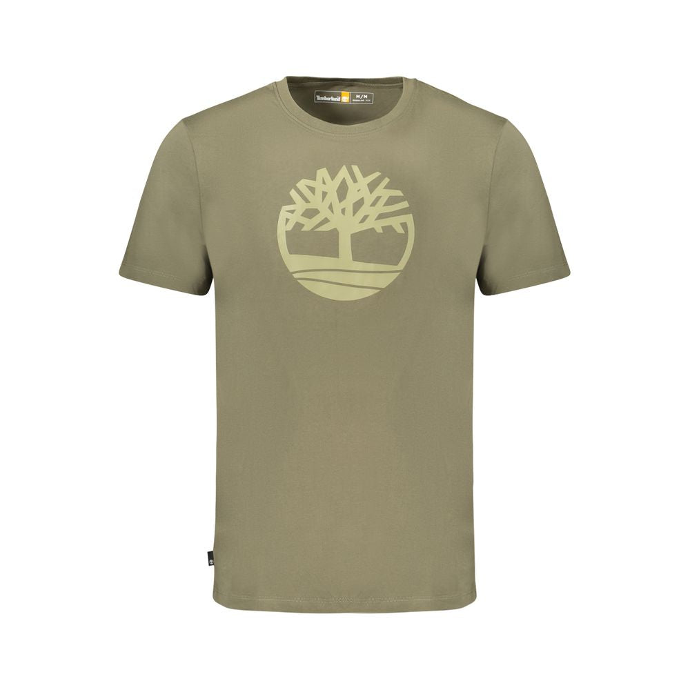 Timberland – Grünes Baumwoll-T-Shirt für Herren