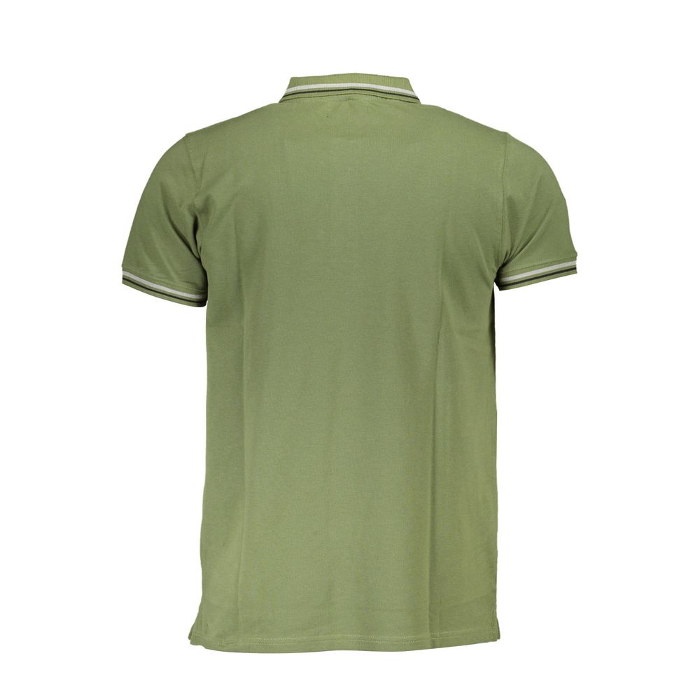 Cavalli Class Grünes Poloshirt aus Baumwolle für Herren