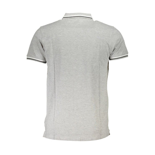 Cavalli Class Herren Poloshirt aus brauner Baumwolle