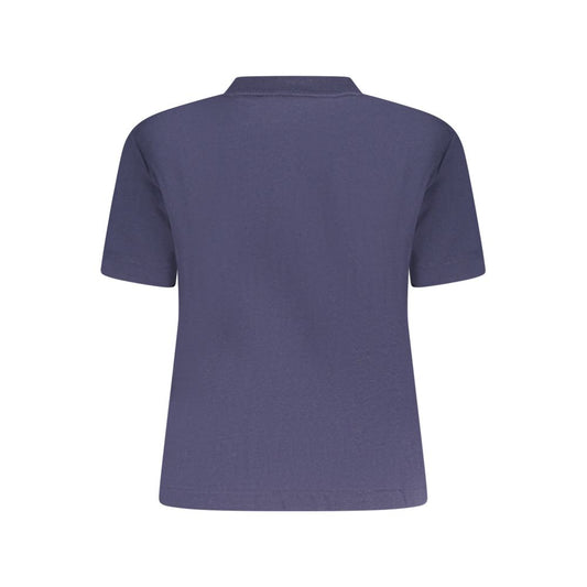 Calvin Klein Damen T-Shirt aus Baumwolle, Blau