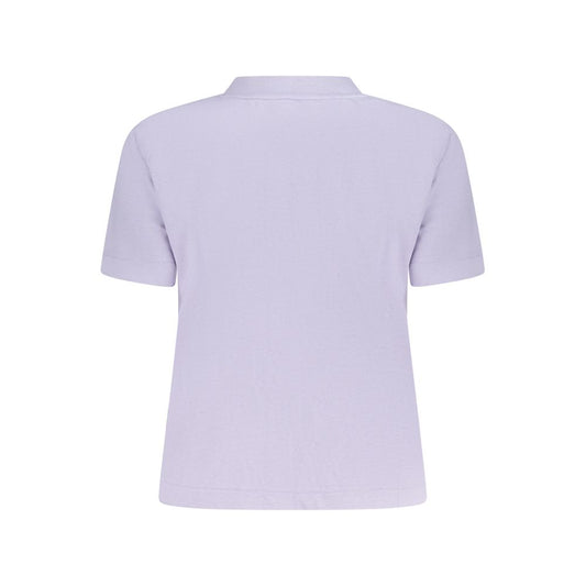 Calvin Klein Lila Baumwoll-T-Shirt für Damen