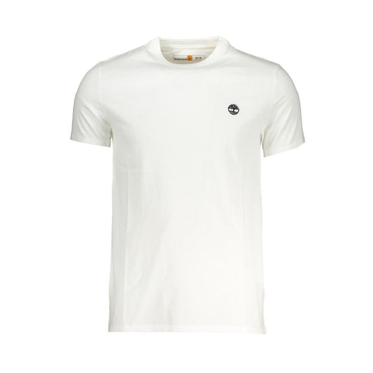 Timberland – Weißes Baumwoll-T-Shirt für Herren