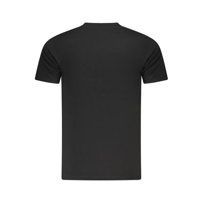 Cavalli Class Schwarzes Herren-T-Shirt aus Baumwolle