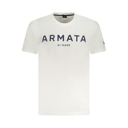Armata Di Mare White Cotton Men T-Shirt