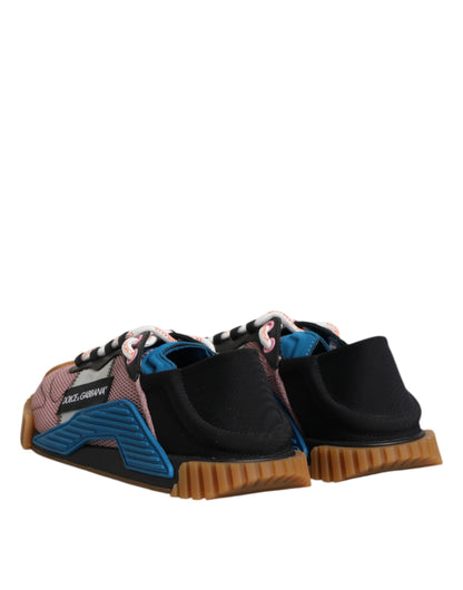 Dolce &amp; Gabbana – Mehrfarbige Low-Top-Sneakers „NS1“ mit Schnürung