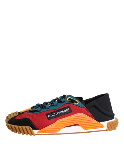 Dolce &amp; Gabbana – Niedrige NS1-Sneakers mit mehrfarbigem Logo