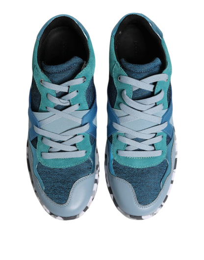 Dolce &amp; Gabbana Mehrfarbige Schnürschuhe mit niedrigem Oberteil für Herren