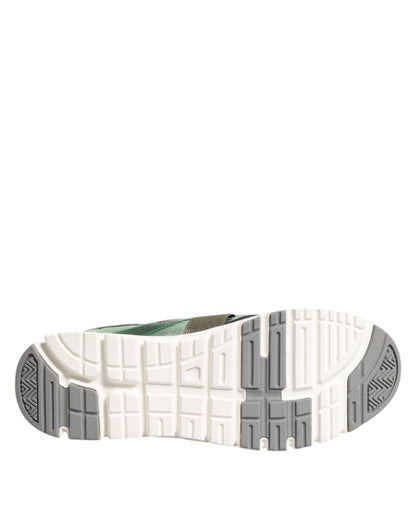 Dolce &amp; Gabbana Mehrfarbige Schnürschuhe mit niedrigem Oberteil