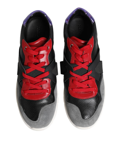 Dolce &amp; Gabbana Mehrfarbige Schnürschuhe mit niedrigem Oberteil für Herren