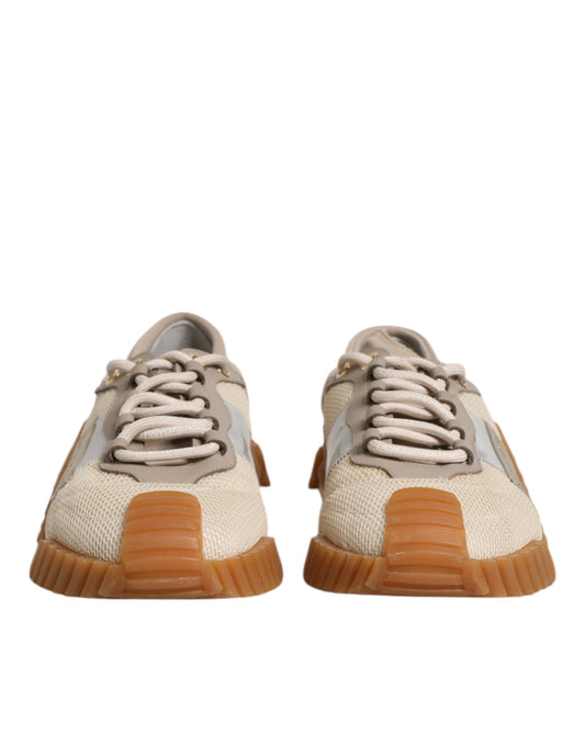 Dolce &amp; Gabbana – Mehrfarbige Low-Top-Sneakers „NS1“ mit Schnürung