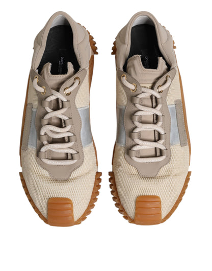 Dolce &amp; Gabbana – Mehrfarbige Low-Top-Sneakers „NS1“ mit Schnürung