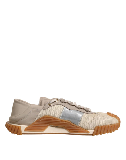 Dolce &amp; Gabbana – Mehrfarbige Low-Top-Sneakers „NS1“ mit Schnürung