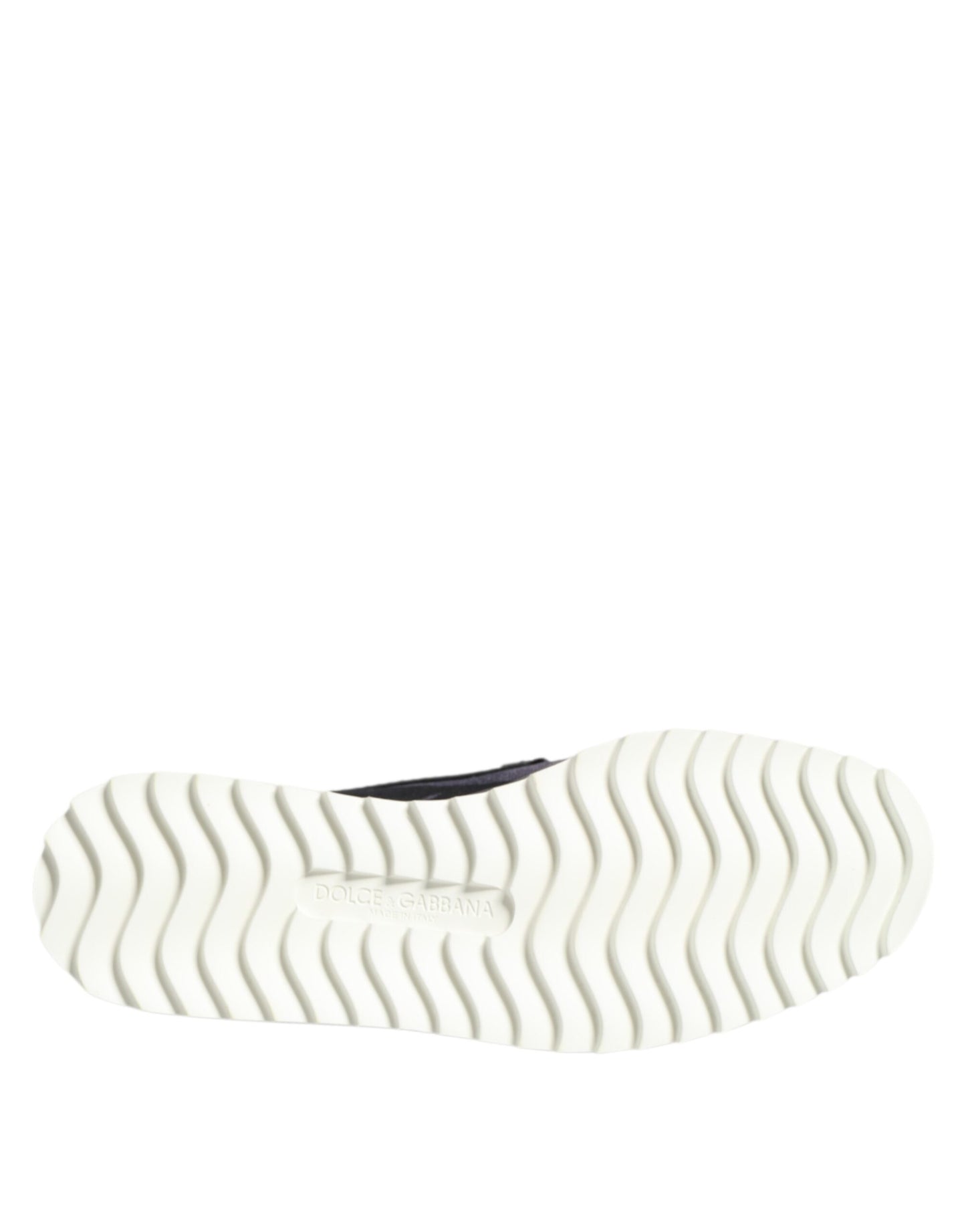 Dolce &amp; Gabbana – Schwarze tropische Slip-On-Sneakers für Herren