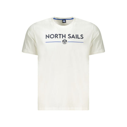 North Sails Herren-T-Shirt aus weißer Baumwolle