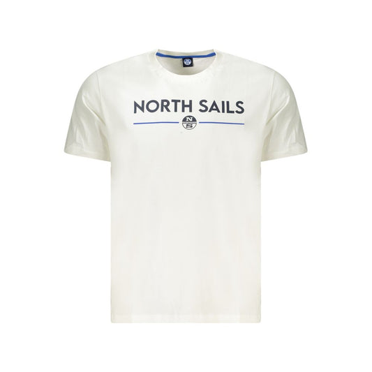 North Sails Herren-T-Shirt aus weißer Baumwolle
