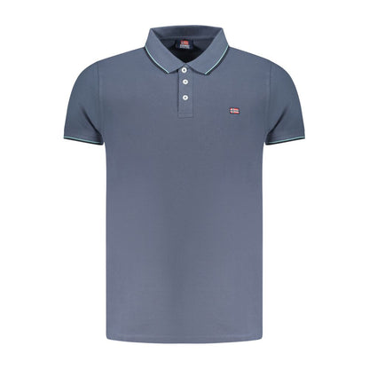 Norway 1963 Blue Cotton Polo Shirt