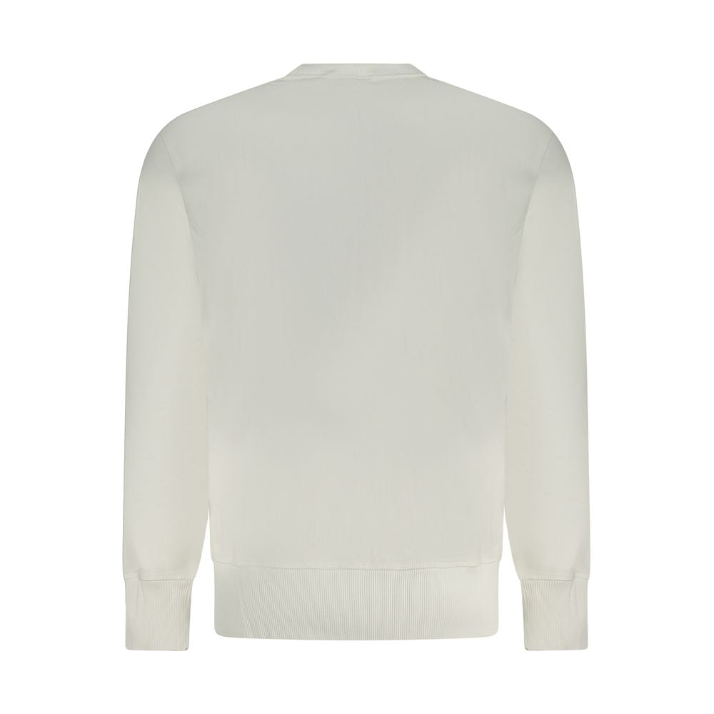 Calvin Klein Weißer Baumwollpullover für Herren