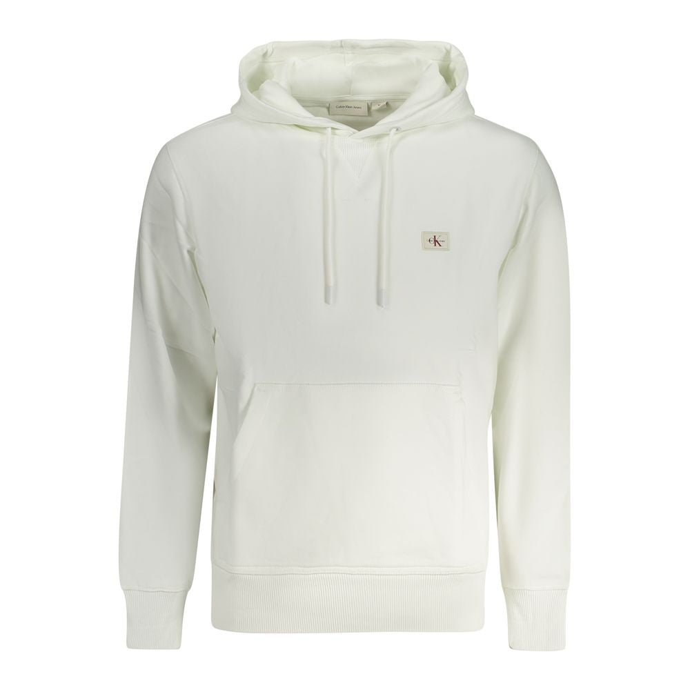 Calvin Klein Weißer Baumwollpullover für Herren