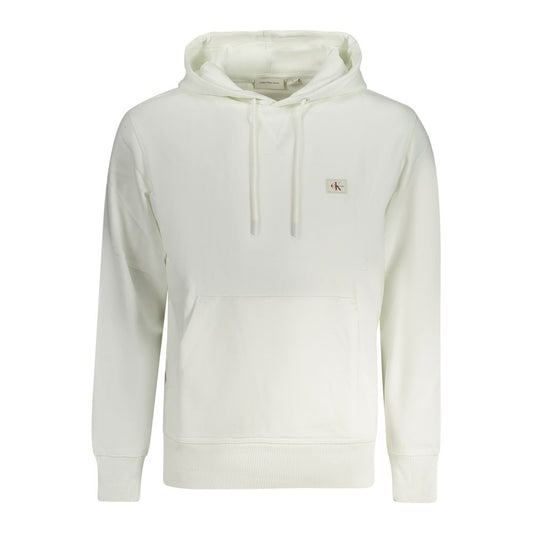 Calvin Klein Weißer Baumwollpullover für Herren