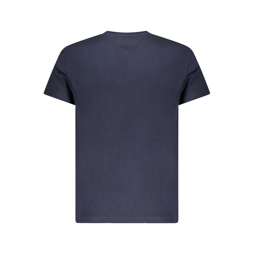 Tommy Hilfiger – Blaues Baumwoll-T-Shirt für Herren