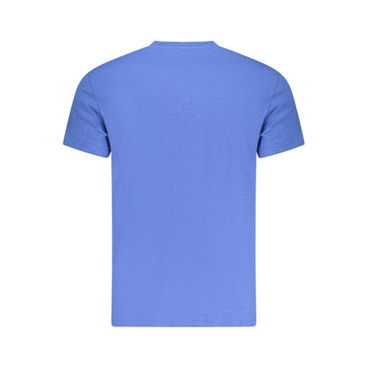 Tommy Hilfiger – Blaues Baumwoll-T-Shirt für Herren
