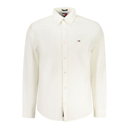 Tommy Hilfiger – Weißes Baumwollhemd für Herren