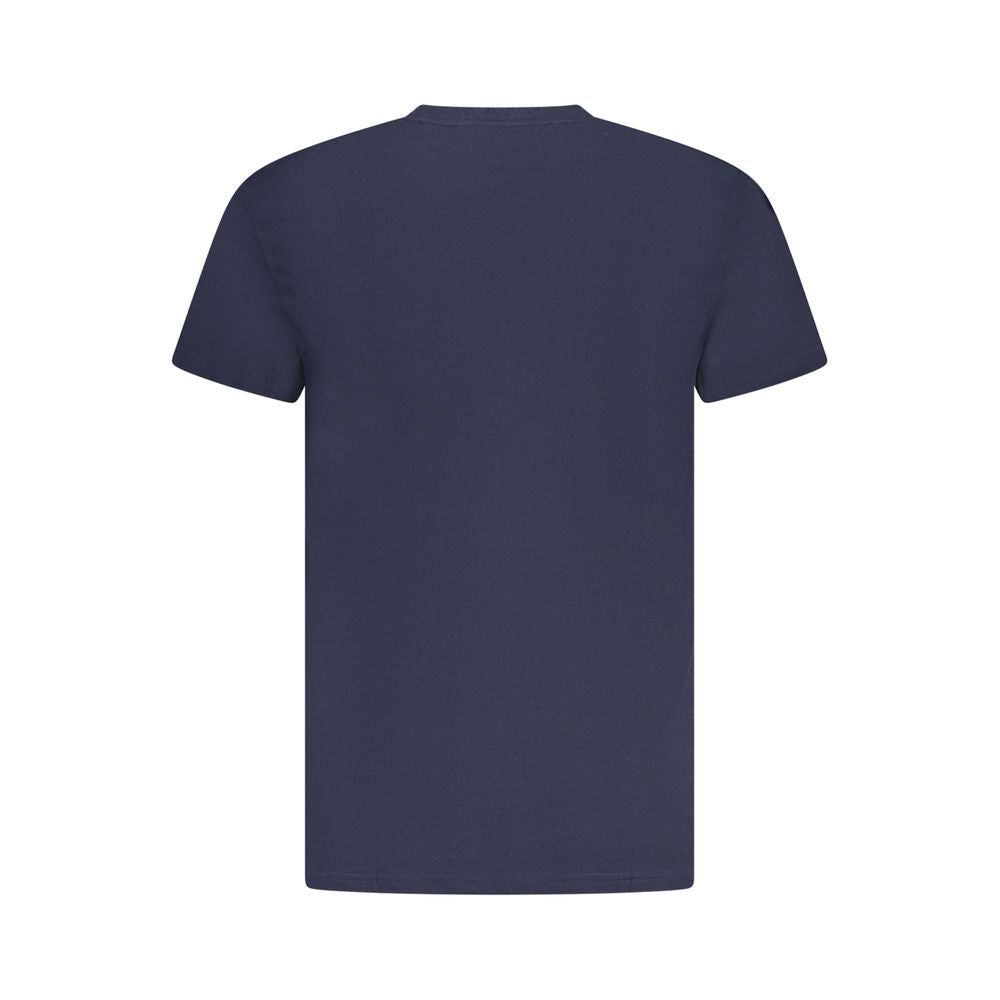 Tommy Hilfiger – Blaues Baumwoll-T-Shirt für Herren