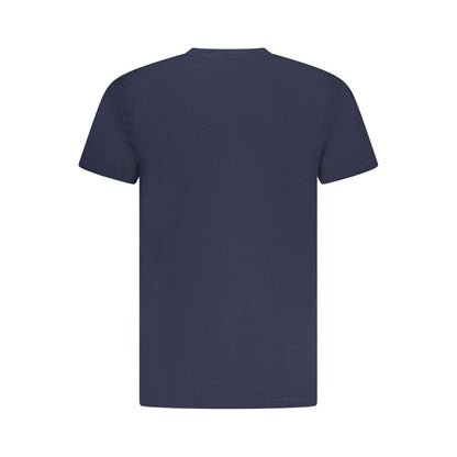 Tommy Hilfiger – Blaues Baumwoll-T-Shirt für Herren