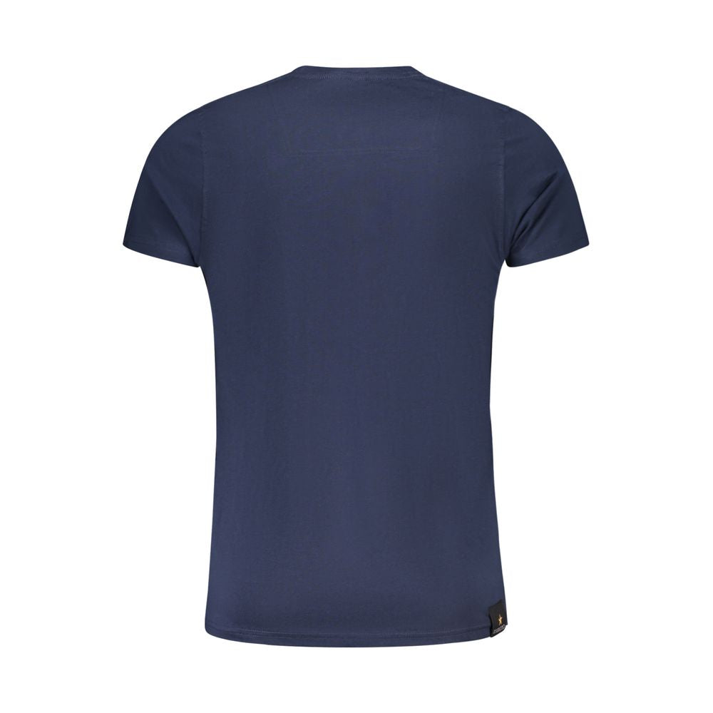 Blaues Baumwoll-T-Shirt der Accademia Militare