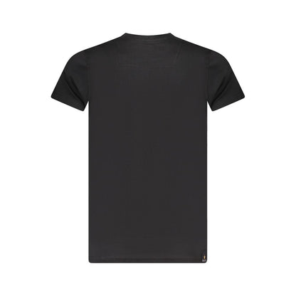 Schwarzes Baumwoll-T-Shirt von Accademia Militare