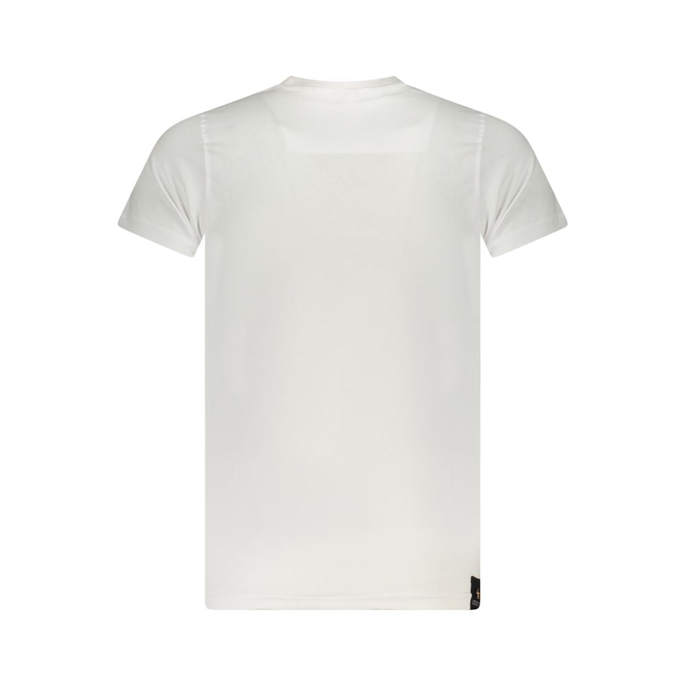 Weißes Baumwoll-T-Shirt der Accademia Militare