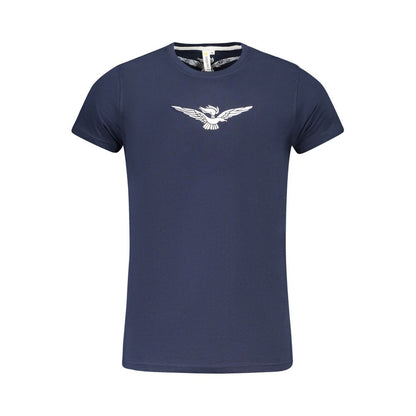 Blaues Baumwoll-T-Shirt der Accademia Militare