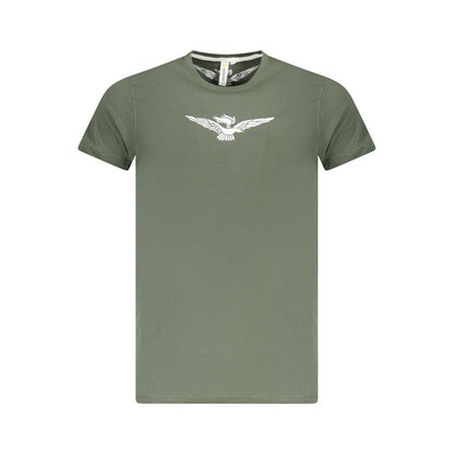Grünes Baumwoll-T-Shirt der Accademia Militare