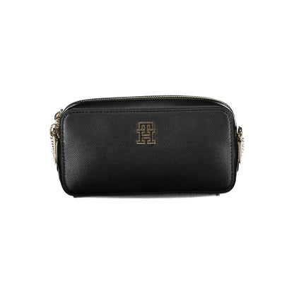 Tommy Hilfiger – Schwarze Polyethylen-Handtasche