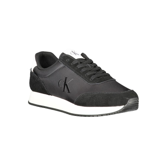 Calvin Klein – Schwarzer Polyester-Sneaker