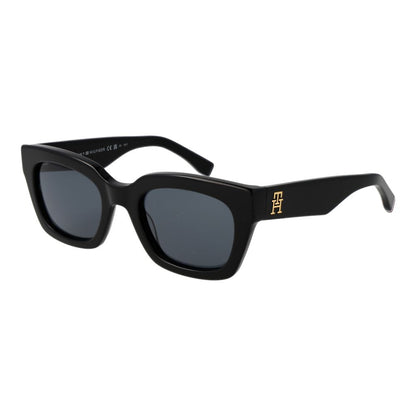 Tommy Hilfiger Schwarze Acetat-Sonnenbrille
