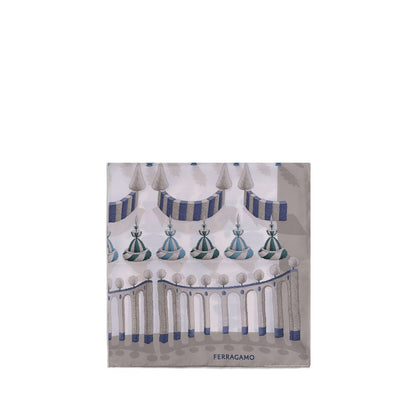 Ferragamo Seidenschal mit Farbverlauf