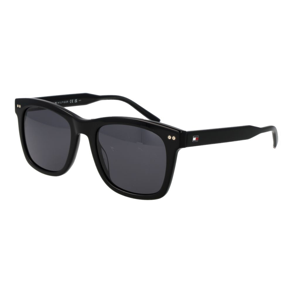 Tommy Hilfiger Schwarze Acetat-Sonnenbrille