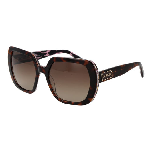 Love Moschino – Braune Acetat-Sonnenbrille