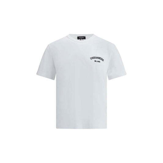Dsquared² Weißes Baumwoll-T-Shirt