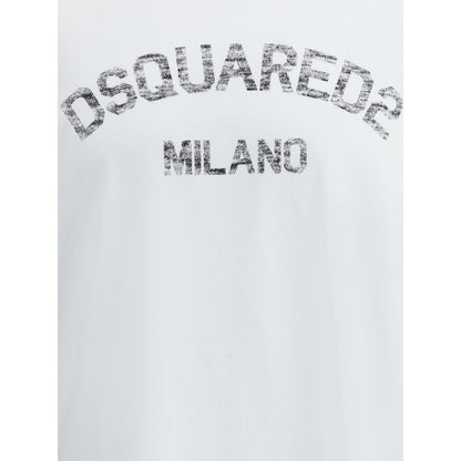 Dsquared² Weißes Baumwoll-T-Shirt
