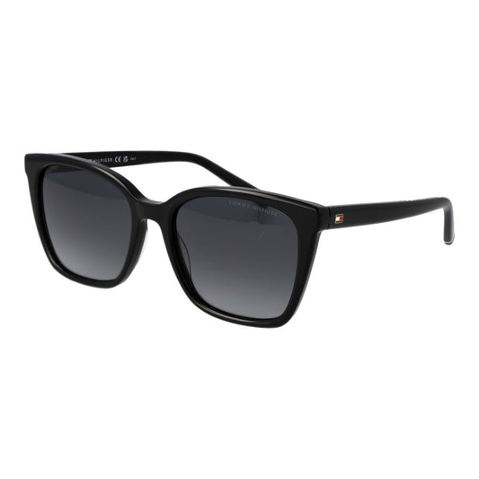 Tommy Hilfiger Schwarze Acetat-Sonnenbrille