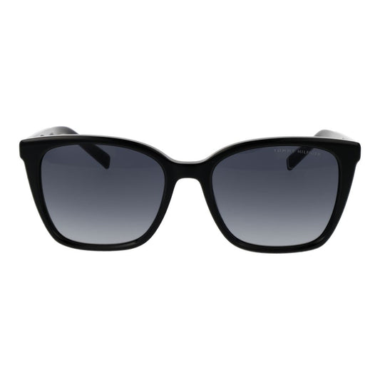 Tommy Hilfiger Schwarze Acetat-Sonnenbrille