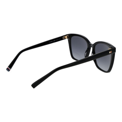 Tommy Hilfiger Schwarze Acetat-Sonnenbrille