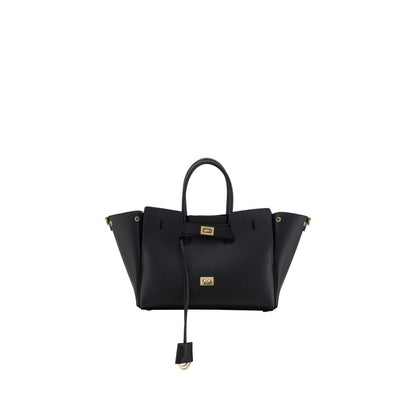 Balenciaga Schultertasche aus schwarzem Kalbsleder Bos Taurus