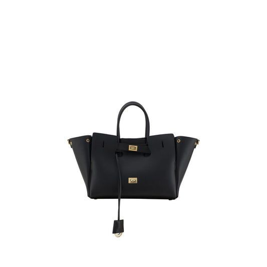 Balenciaga Schultertasche aus schwarzem Kalbsleder Bos Taurus